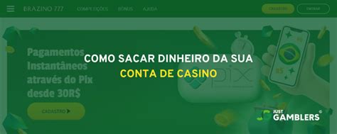 Como sacar dinheiro da sua conta de casino 